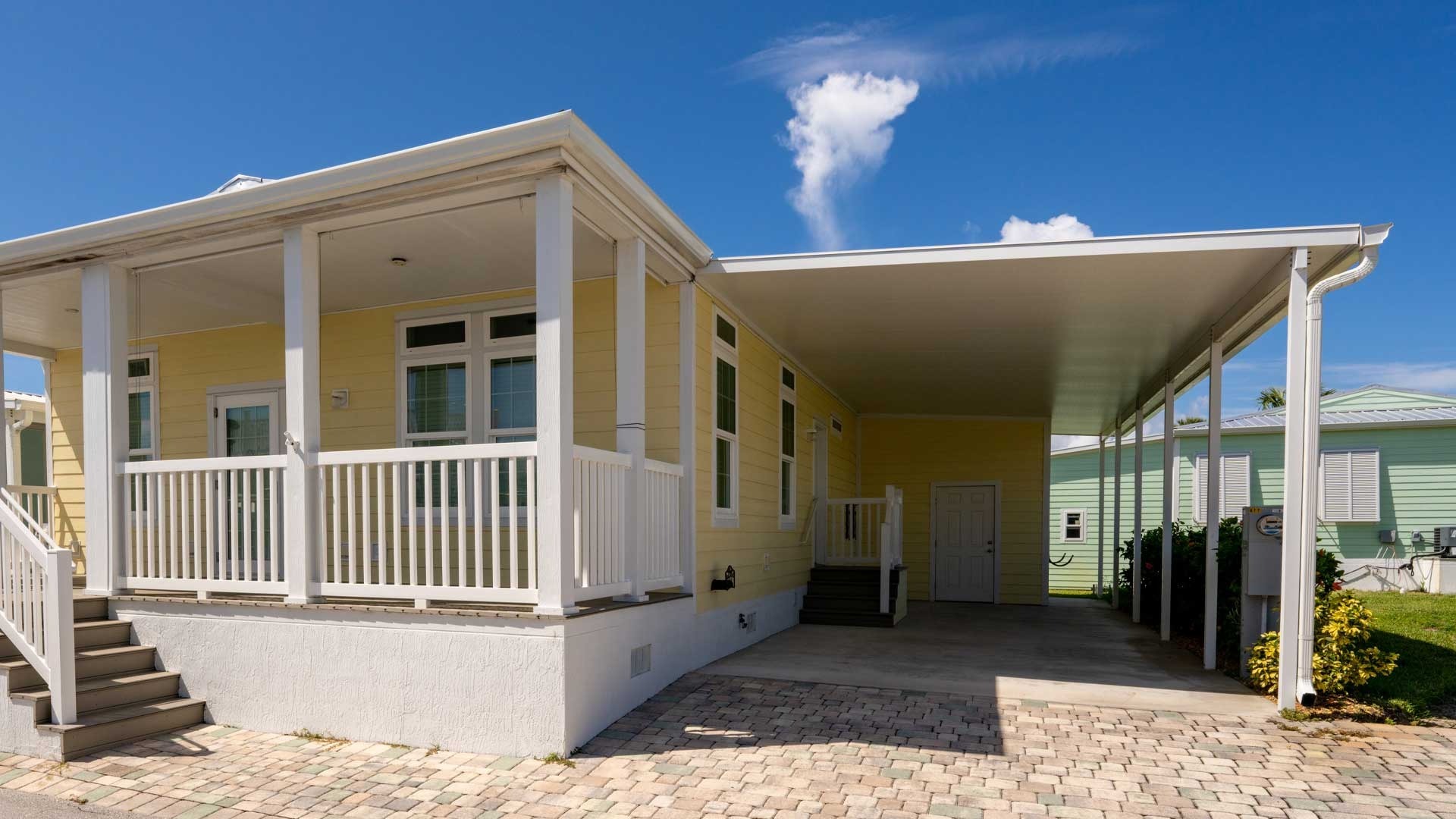 Carport for property built near Ruskin, FL.